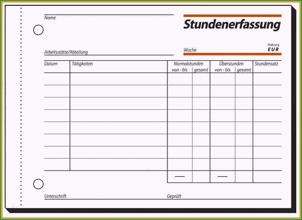 7 arbeitszeitnachweis excel