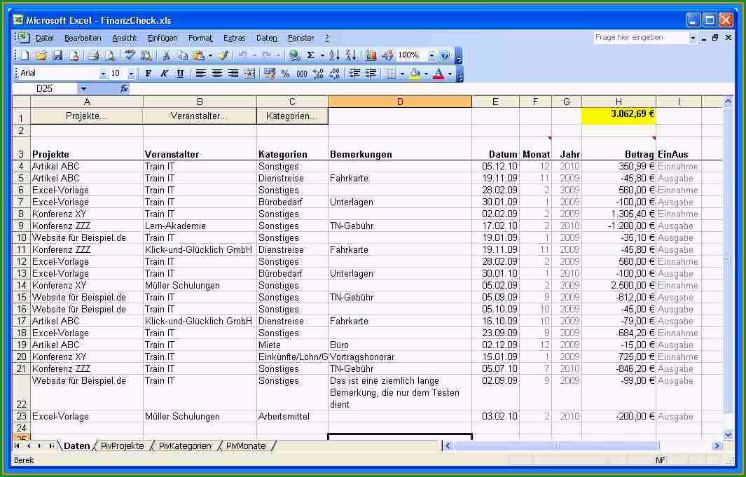 7 einnahmen ausgaben rechnung excel vorlage