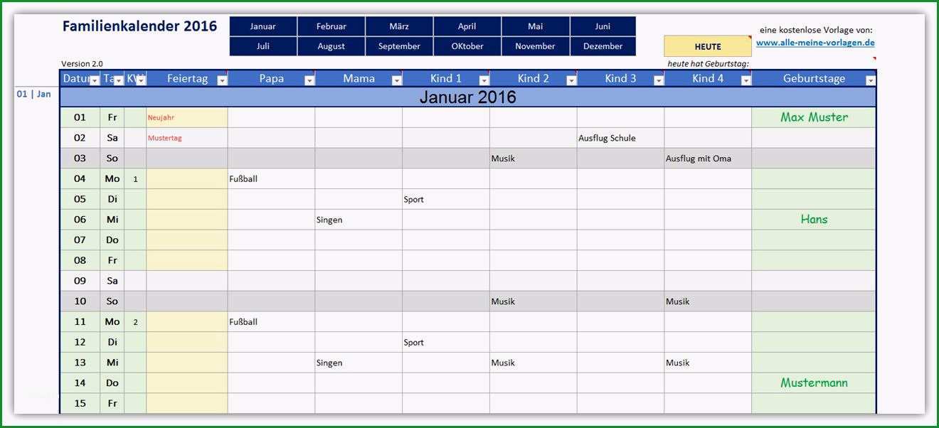 9 nstplan vorlage excel