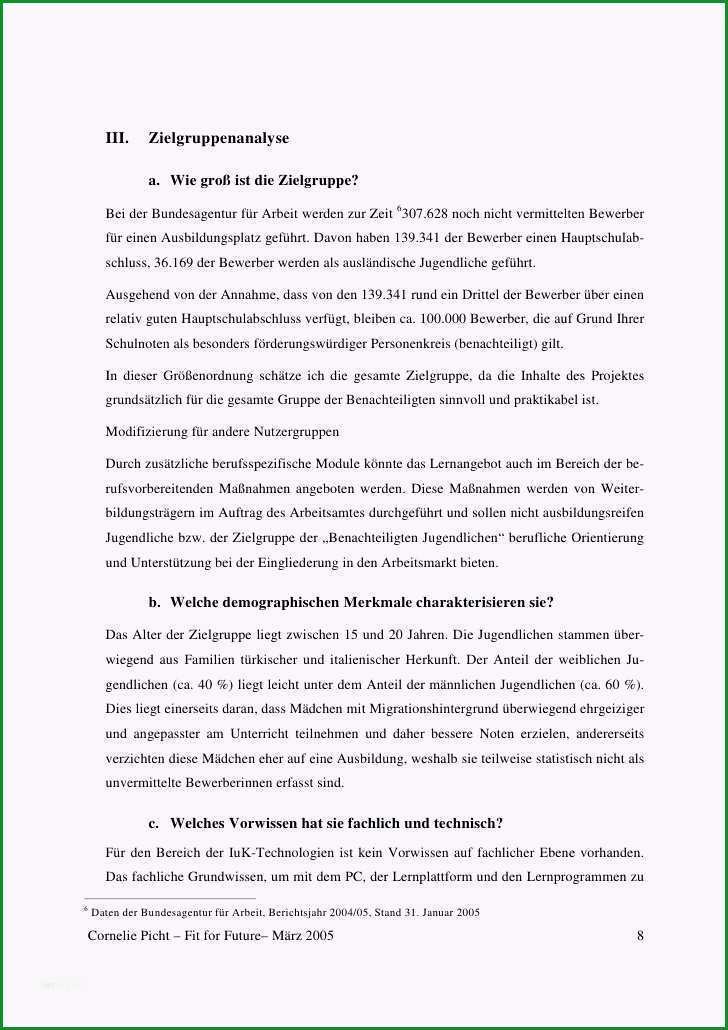 abschlussbericht praktikum vorlage