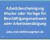 Sensationell Arbeitsbescheinigung Muster Vorlage Beispiel