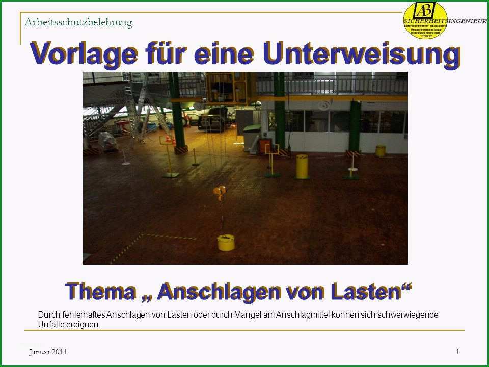 Arbeitsschutzbelehrung Vorlage: 19 Empfehlungen Nur Für Sie 1