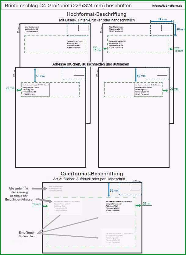 brief mit fenster vorlage beste briefumschlag beschriften brief absender und empfanger