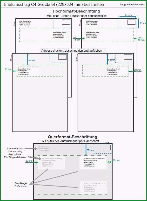 briefumschlag adresse vorlage besser 15 brief schreiben anschrift