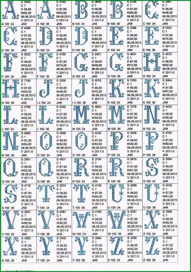 buchstaben sticken vorlage kostenlos