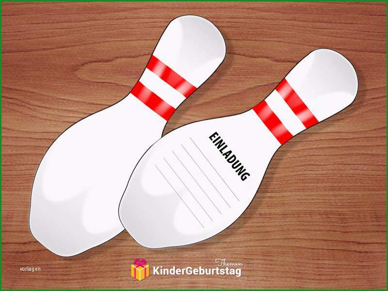 einladungskarten bowling zum kindergeburtstag kostenlos ausdrucken