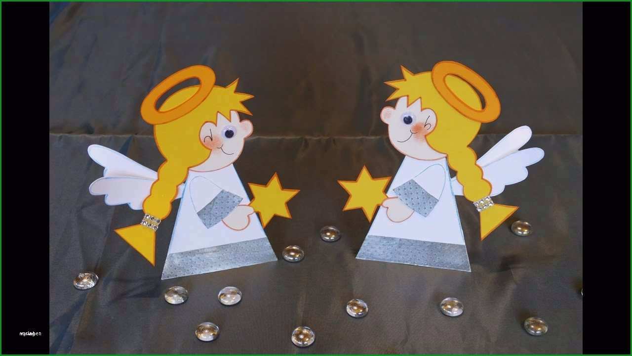 engel basteln aus papier vorlage wunderbar engel angel zum aufstellen basteln weihnachtsbasteln