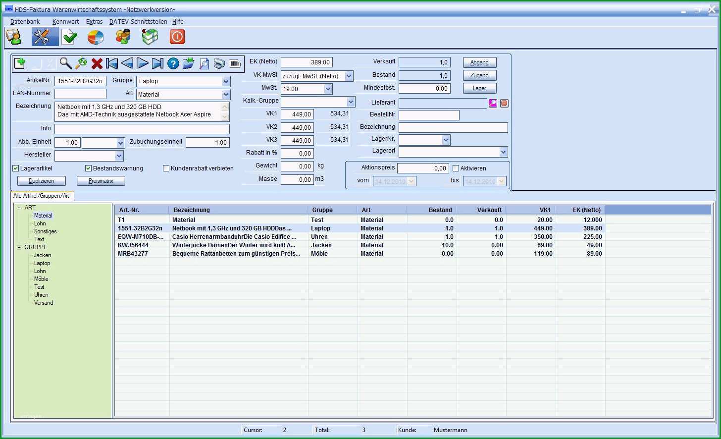 excel vorlage lagerbestand kostenlos