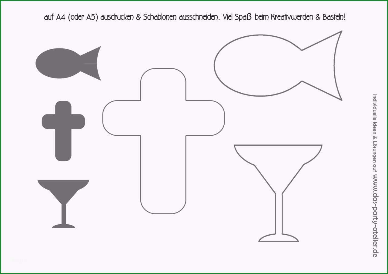 Schablonen Kommunion