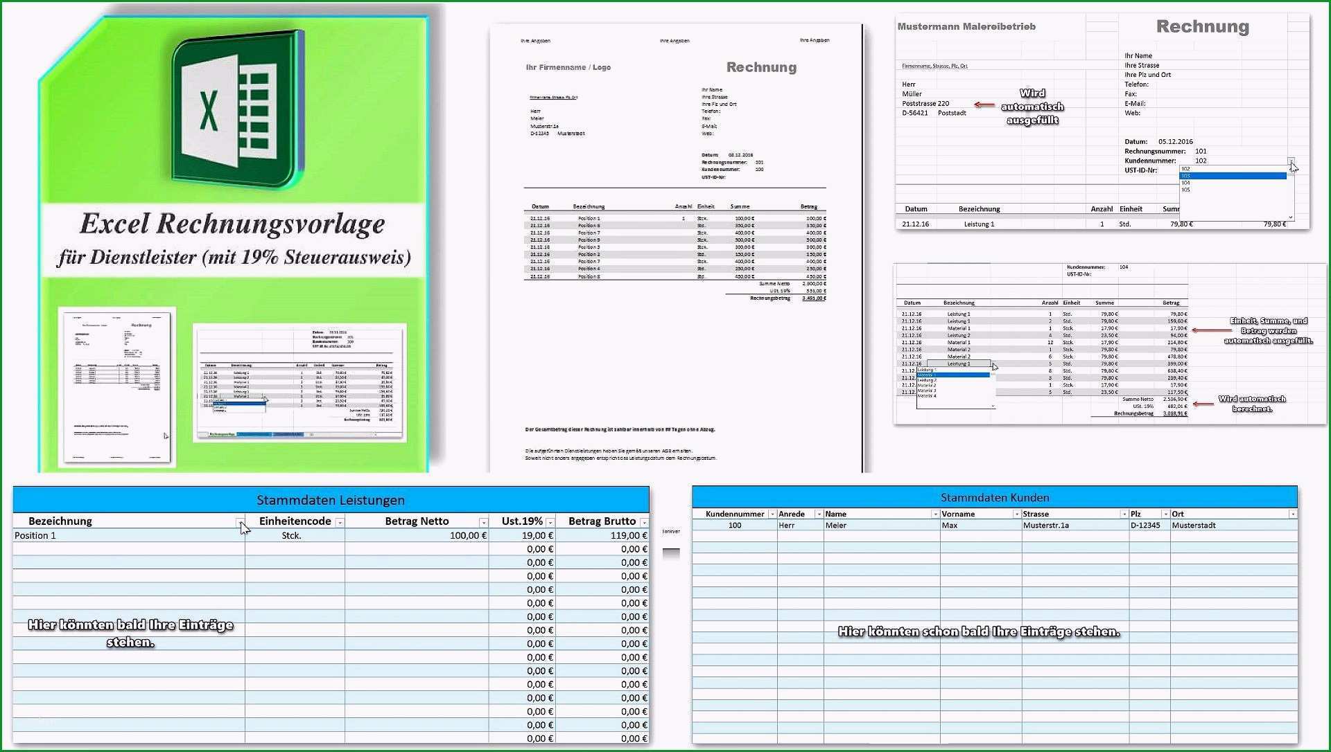 kassenabrechnung excel