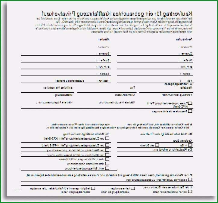 kfz kaufvertrag vorlage beste kaufvertrag kfz einfach 2018