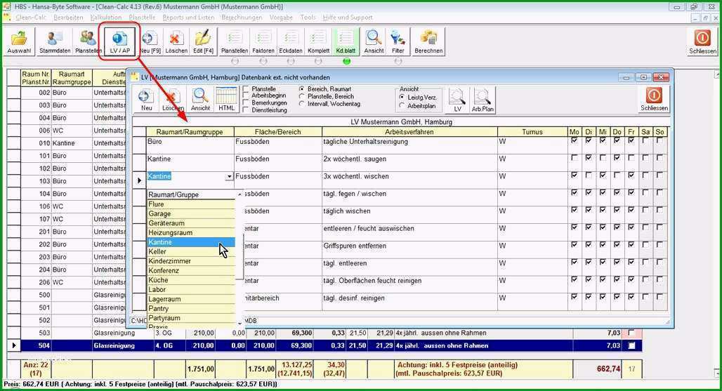 leistungsverzeichnis excel vorlage kostenlos niedliche kalkulationssoftware fur gebaudereinigung clean calc