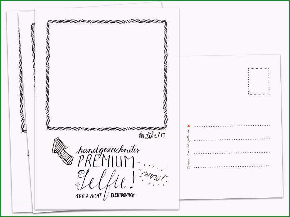 product info info=p775 partyspiel handgezeichnetes premium selfie fuer hochzeit oder geburtstag zum selbst zeichnen im a6 postkartenformat 3 100 postkarten