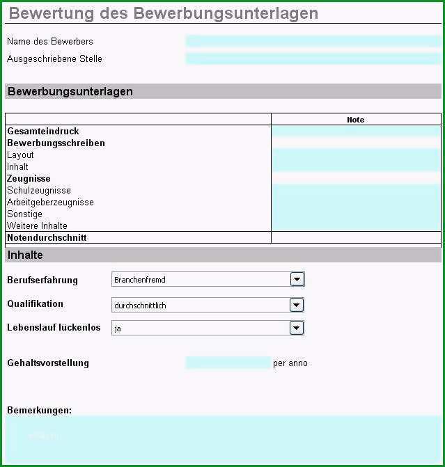 personalfragebogen vorlage word