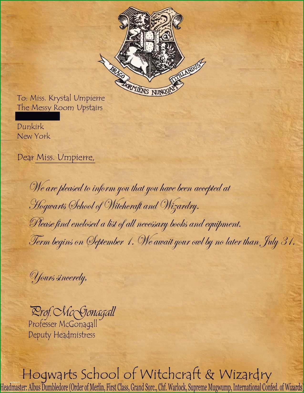 printable hogwarts acceptance letter template inspirational besten der hogwarts brief vorlage