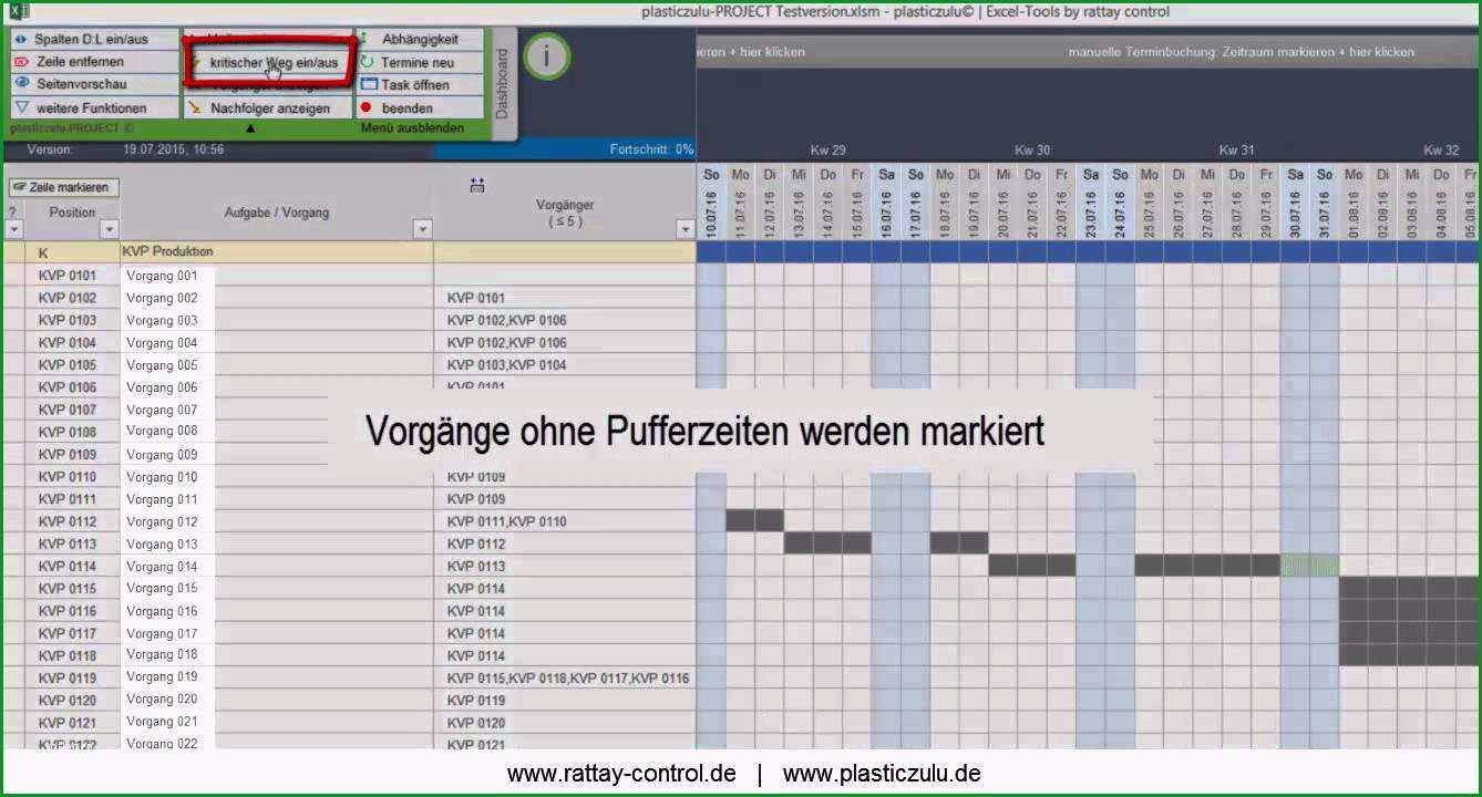 produktionsplanung excel vorlage