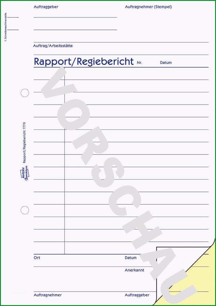 rapportregiebericht 1770