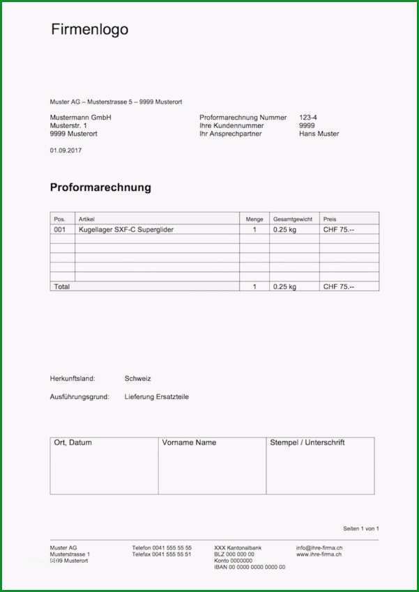 rechnungstext vorlage