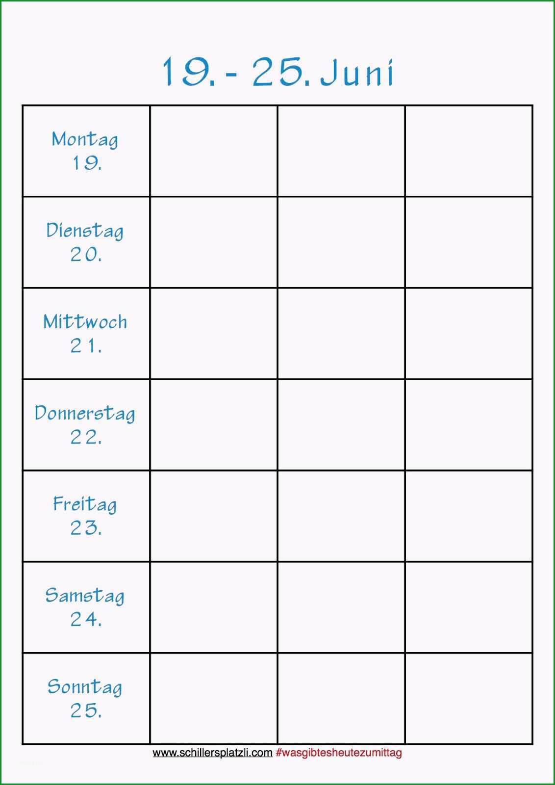 wasgibtesheutezumittag vorlage kw25