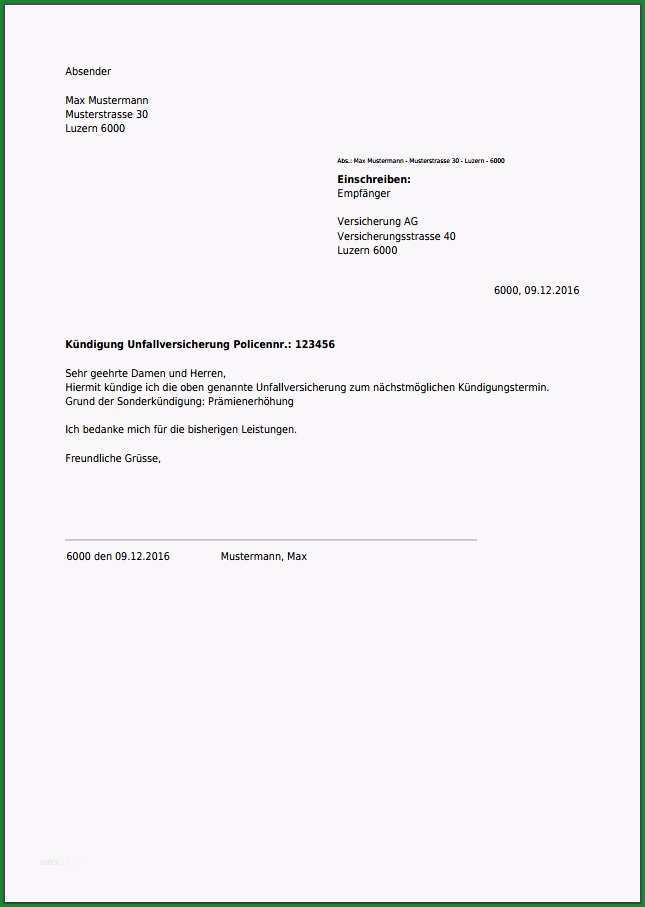 schreiben versicherung schadensregulierung vorlage erstaunlich kundigungsschreiben fur unfallversicherung kostenlos als pdf