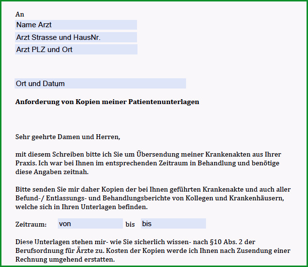 so bekommen sie ihre kopie der krankenakte vom arzt