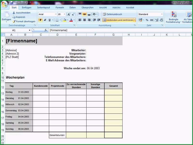 stundenplan excel vorlage stundenplan vorlage excel das beste von stundenplan uni vorlage