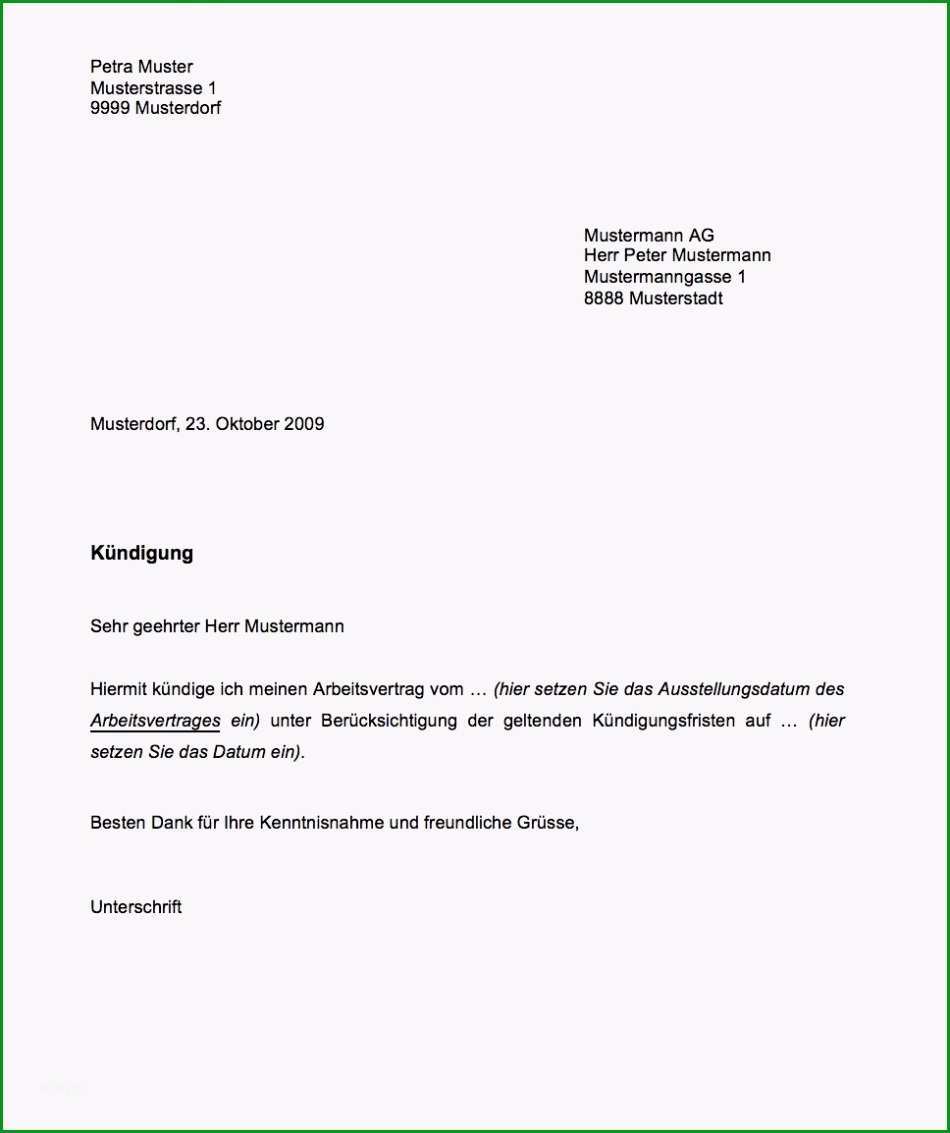 sympathisch musterschreiben kundigung wohnung 54