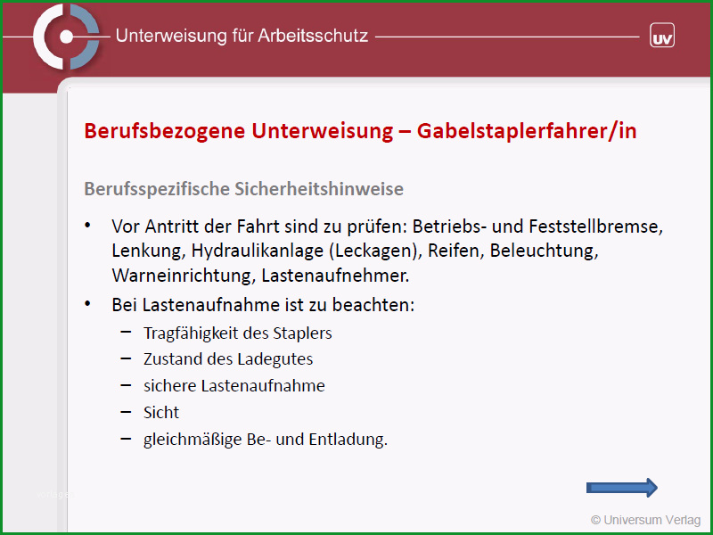 unterweisungsprsentation gabelstaplerfahrerin vorlage zum unterweisung staplerfahrer vorlage 2