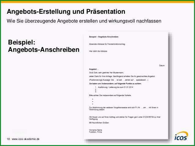 von der anfrage zum auftrag angebote schreiben und nachfassen