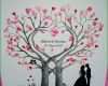 Sensationell Wedding Tree Herz Fingerabdruck Baum Hochzeit Geschenk