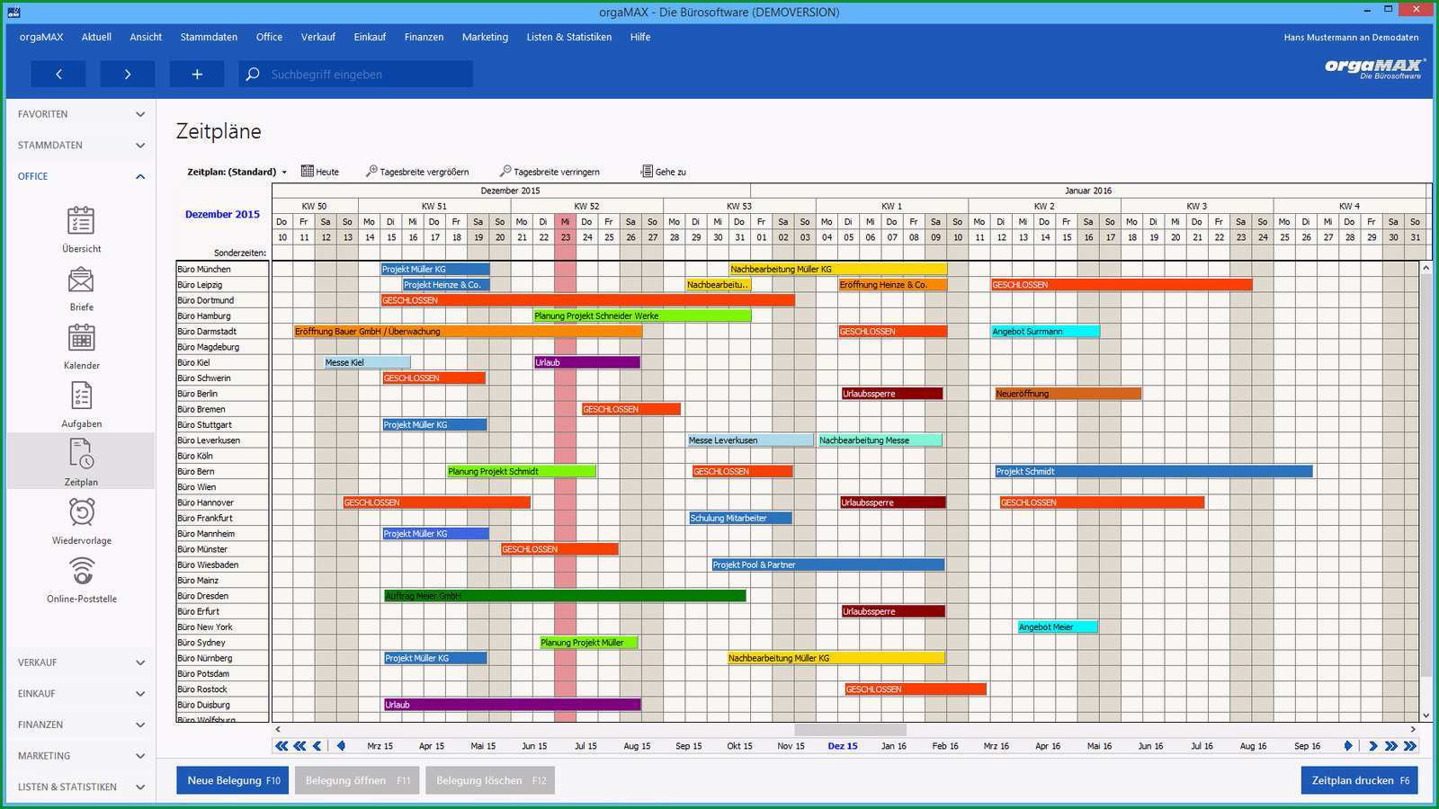 zeitplan