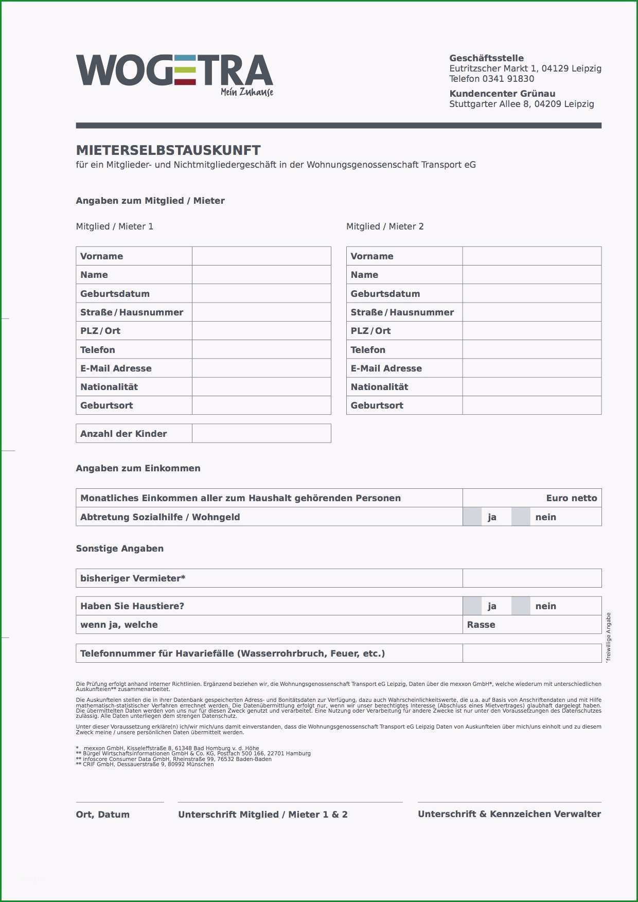 11 mieterselbstauskunft formular