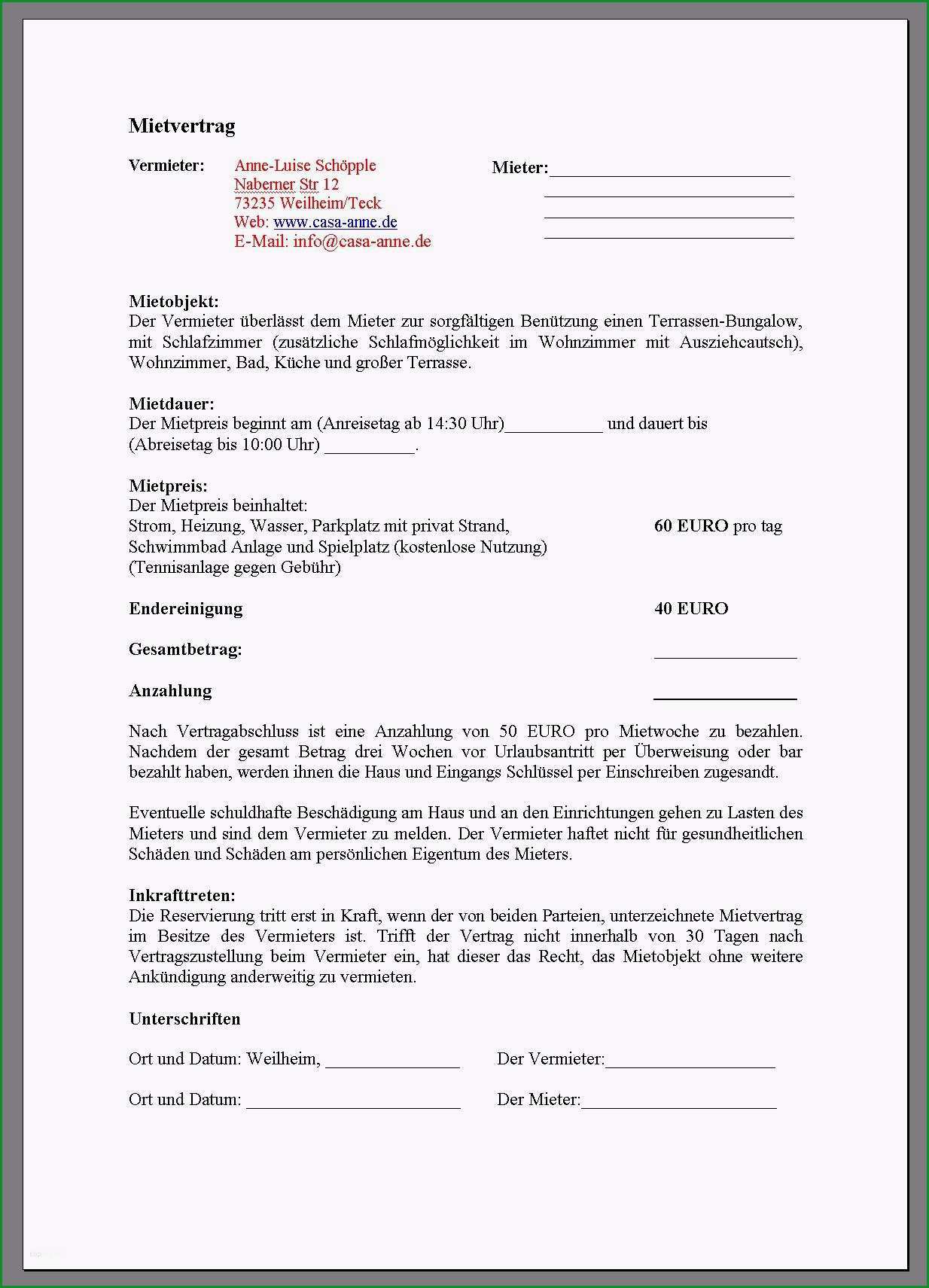 17 kundigung mietvertrag vordruck kostenlos