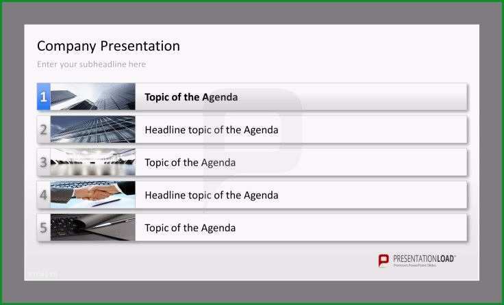 agenda powerpoint