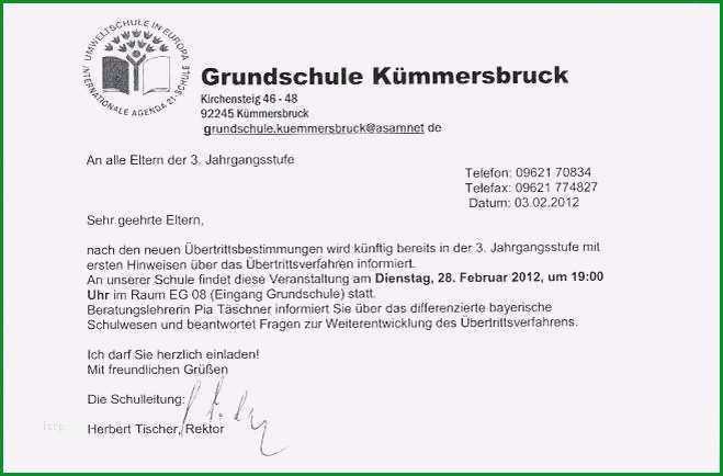 elternbrief kindergarten vorlage