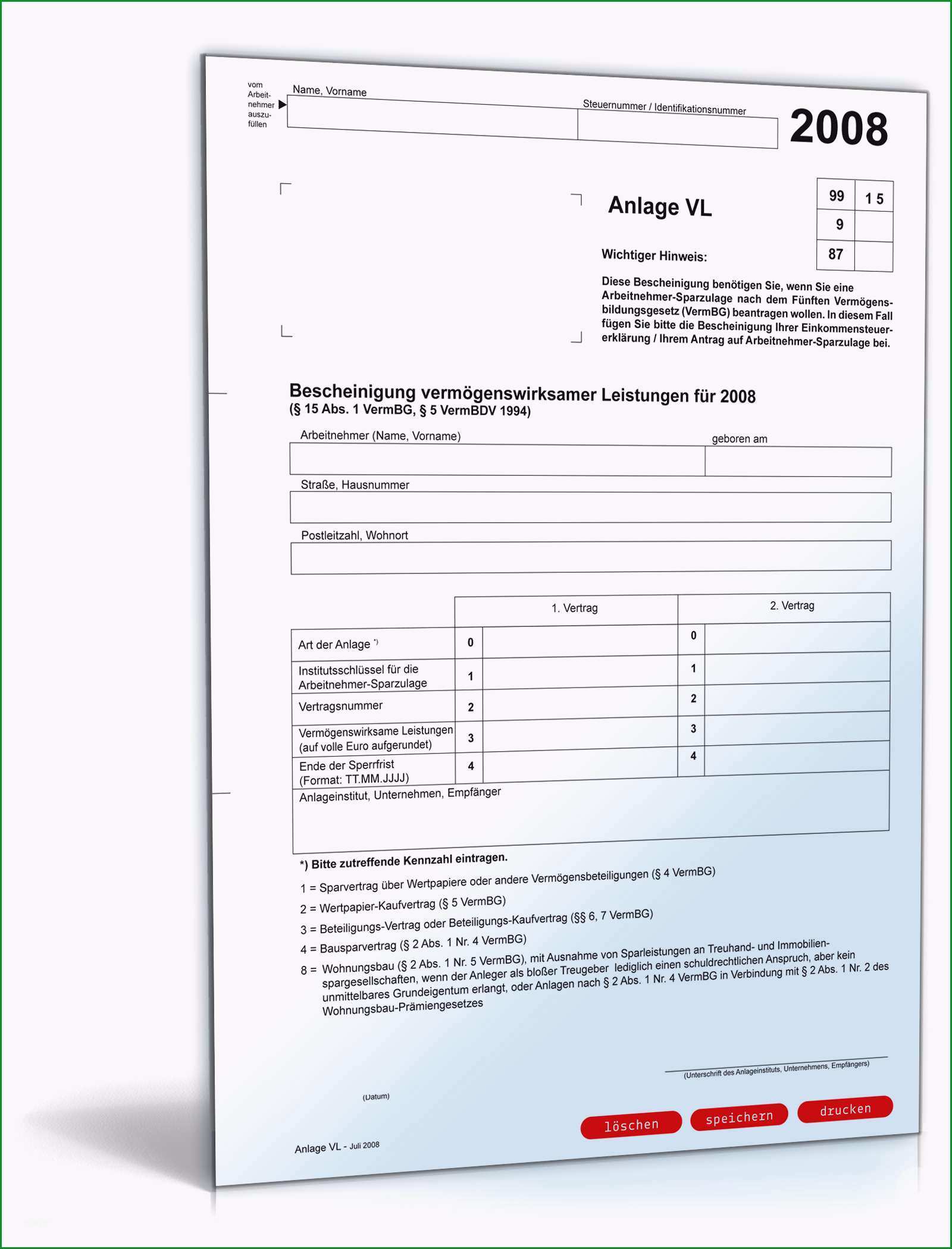 Toll Anlage Vl 2008