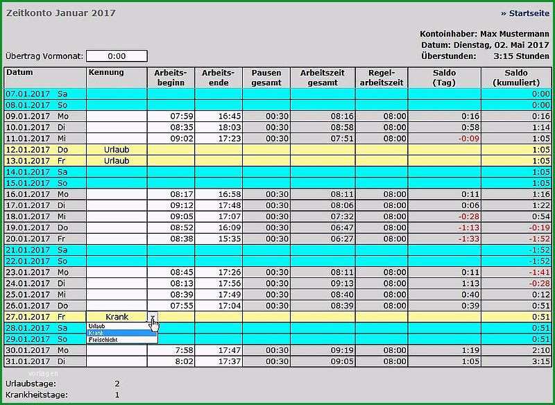 arbeitszeiterfassung excel 2017 kostenlos idee arbeitszeiten excel vorlage design arbeitszeiterfassung excel