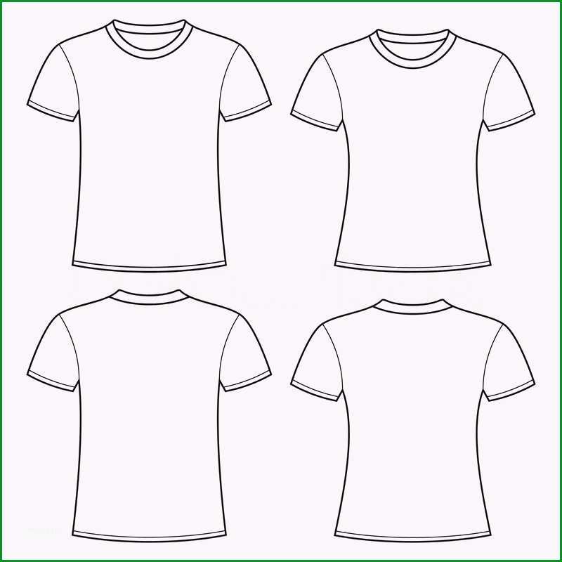 blank t shirts template vector