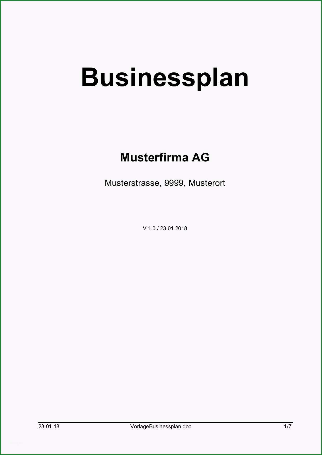 businessplan vorlage