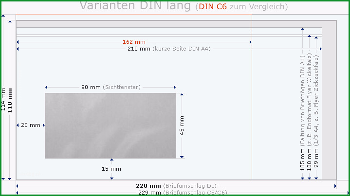 din lang groessen uebersicht briefumschlaege dl druck flyer karten briefboegen tabelle mm pixel dpi