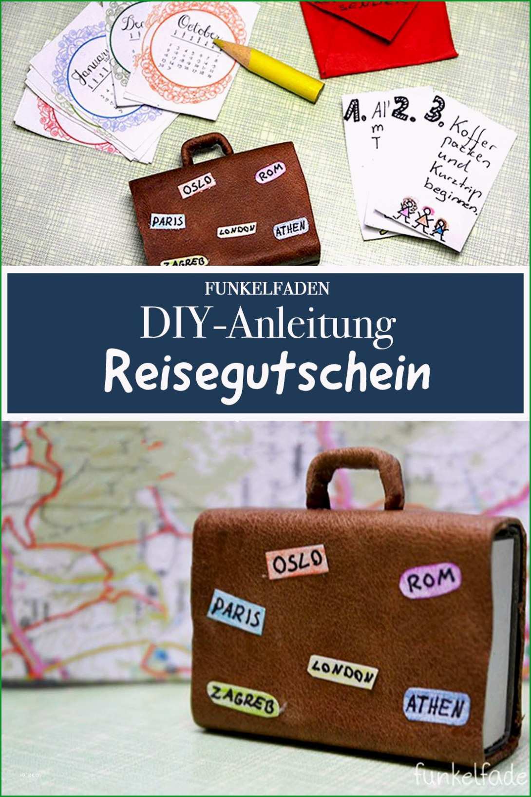 diy anleitung reisegutschein basteln