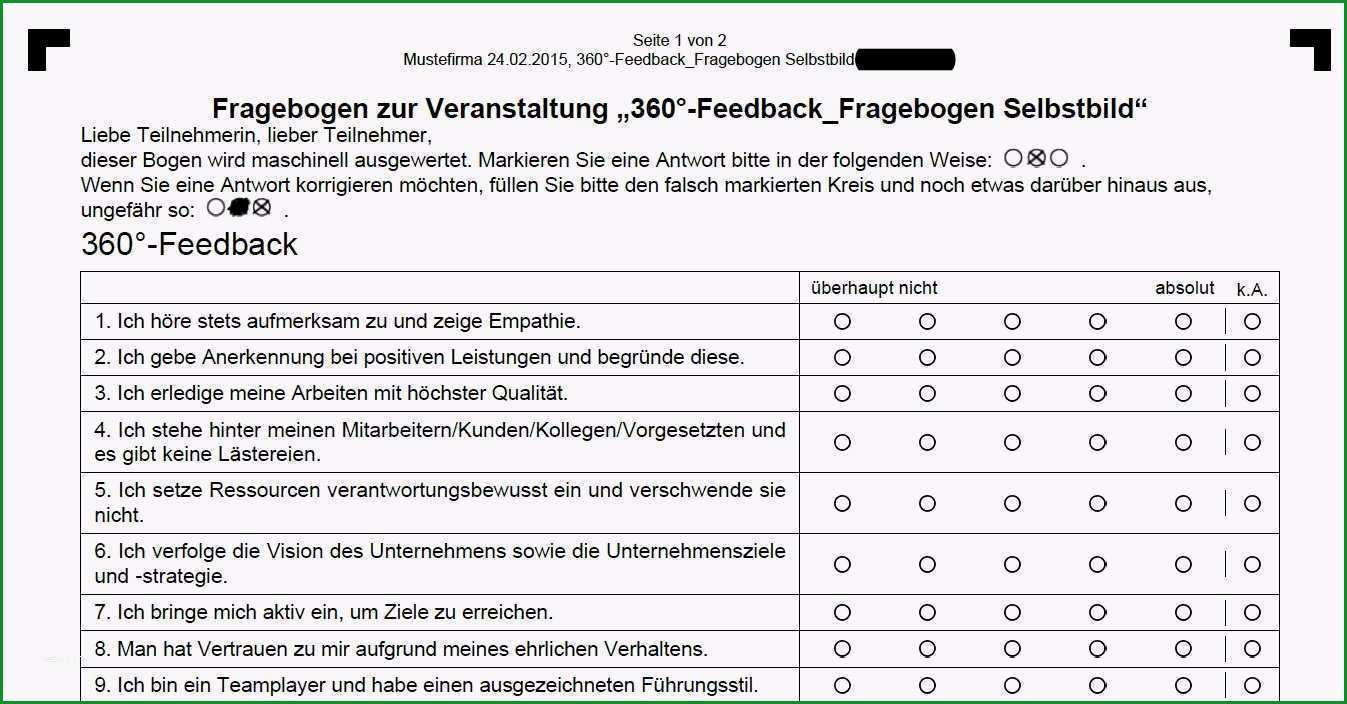 feedback fragebogen vorlage elegant 360 grad feedback sampp unternehmerforum