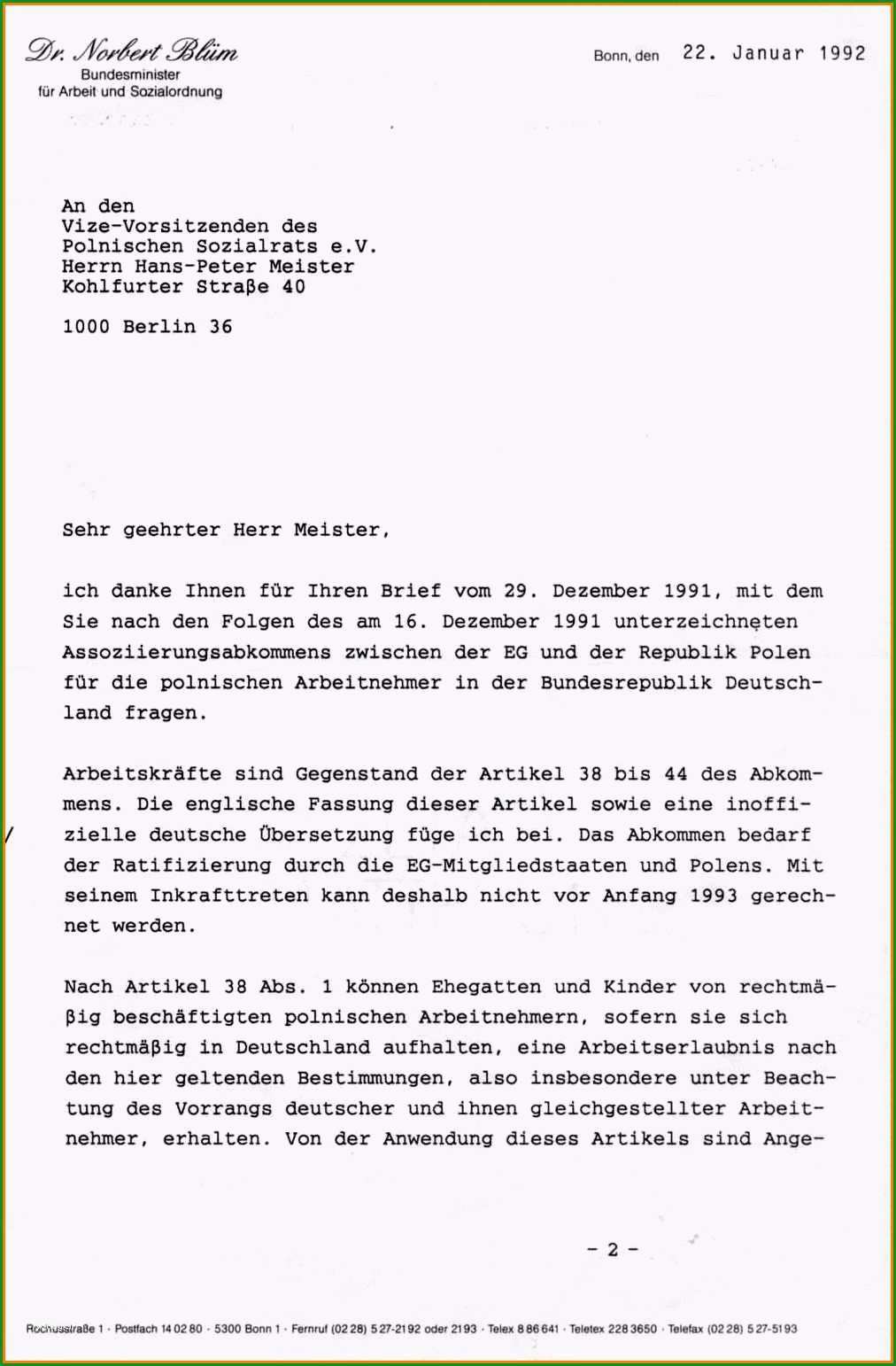 offizieller brief