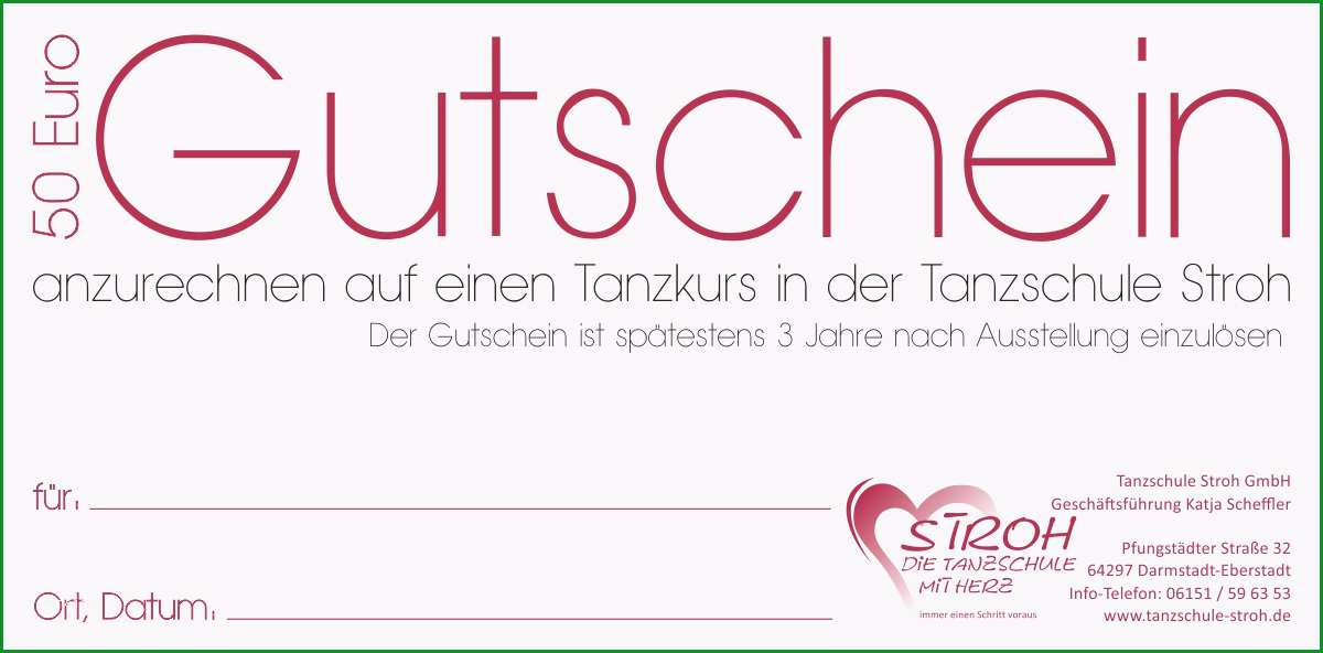 gutschein tanzkurs vorlage yy