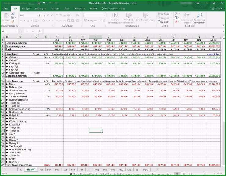 haushaltsbuch excel vorlage kostenlos bewundernswert vorlagen