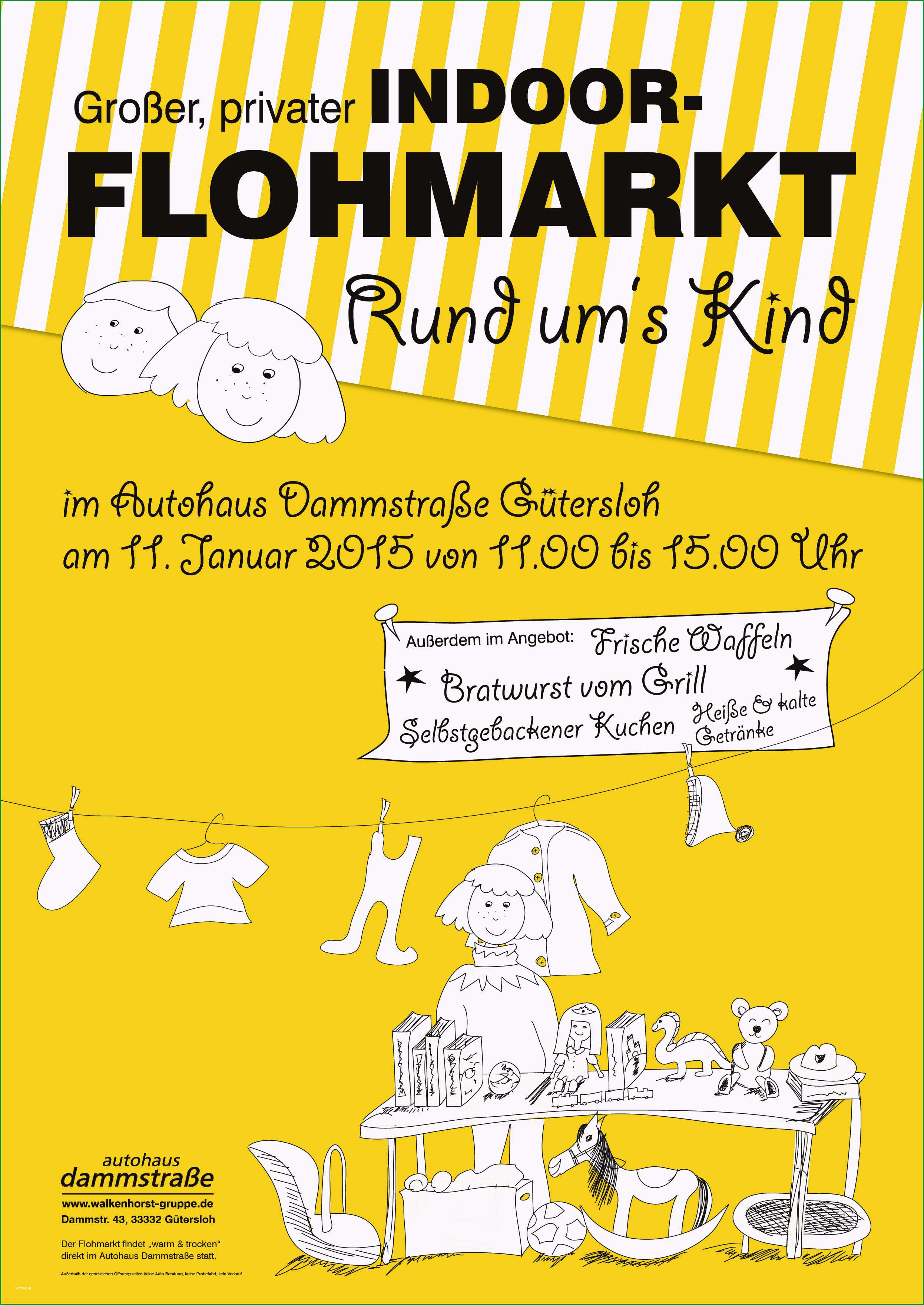 indoor flohmarkt im autohaus dammstrasse