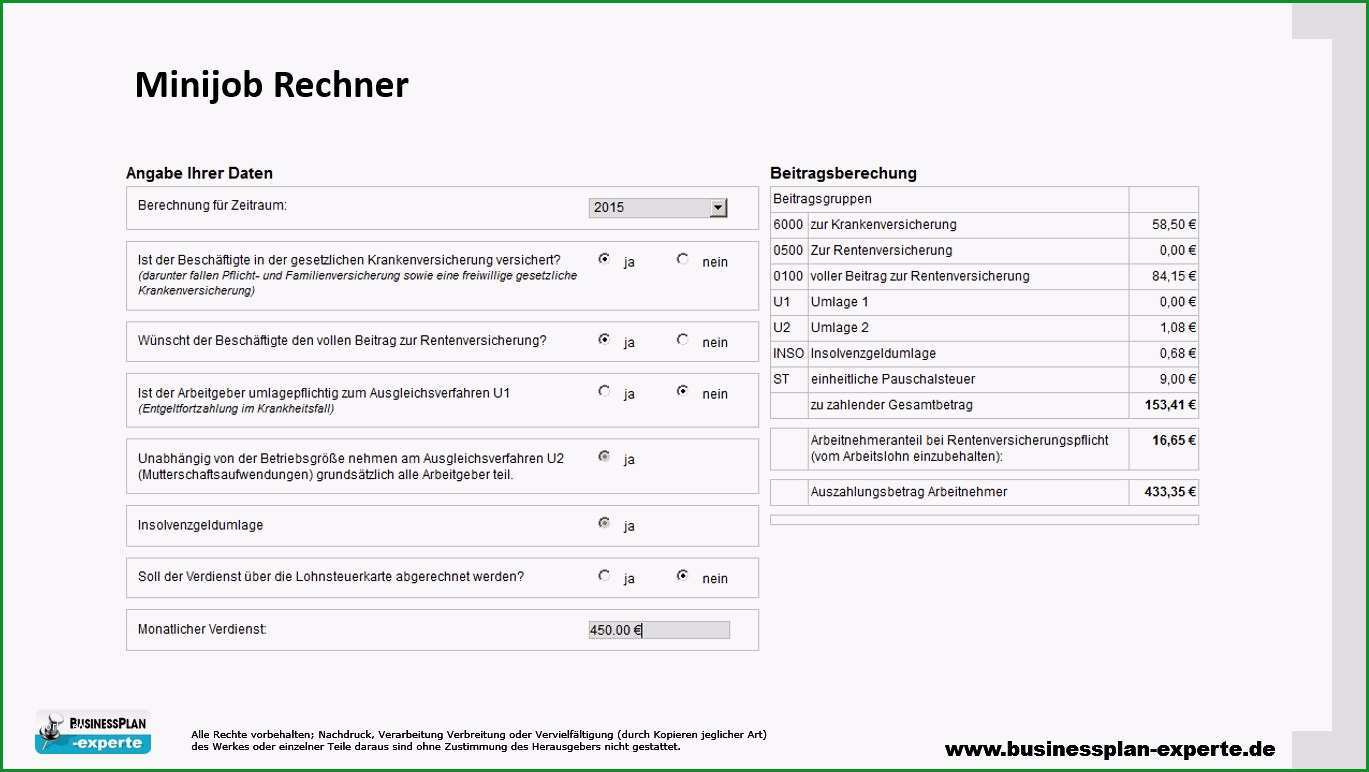 kundigung minijob vorlage kostenlos