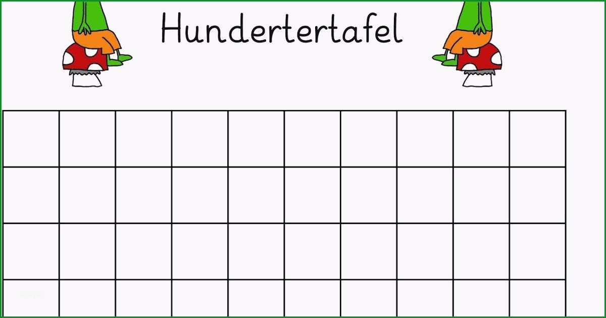 hundertertafel ohne zahlen