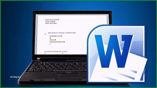 microsoft word briefkopf als vorlage erstellen