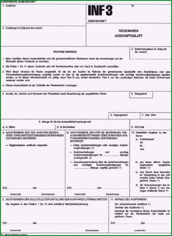 proforma rechnung muster